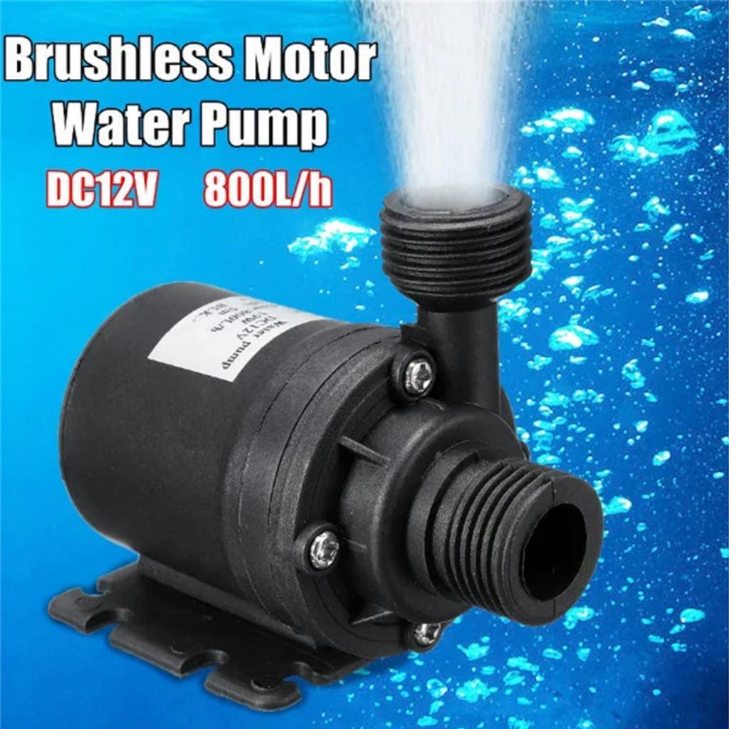 500W Solar Panel 800L/H Water Pump With Battery Box DC Cable Kit Ultra-quiet Garden Fountain Aquarium Fish Tank Water Pump 1 Set