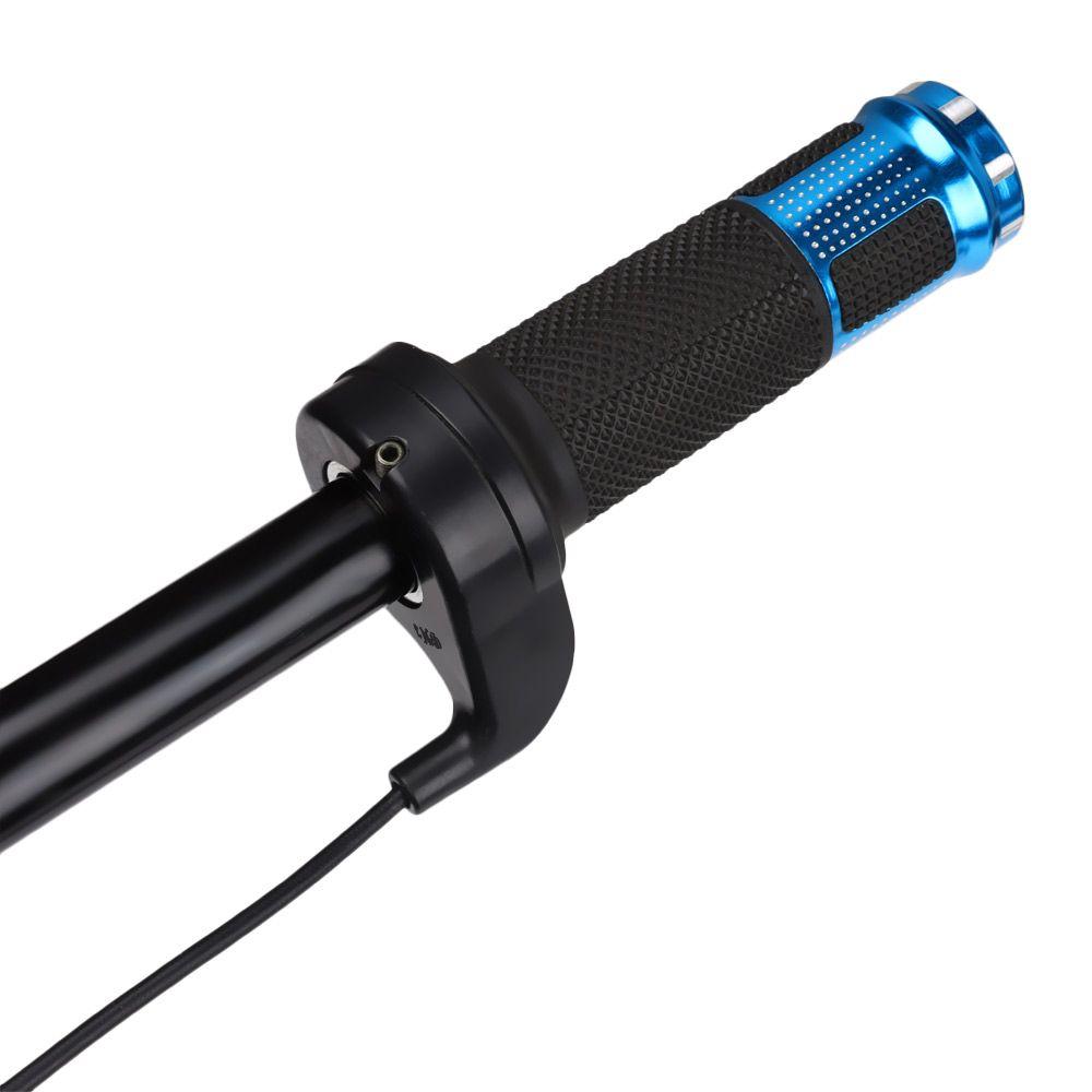 Tool 3 Wires Long Cable Universal Scooter Handle Electric Bicycle Handlebar E-Bike Throttle Grip Blue Twist Accelerator Throttles 2