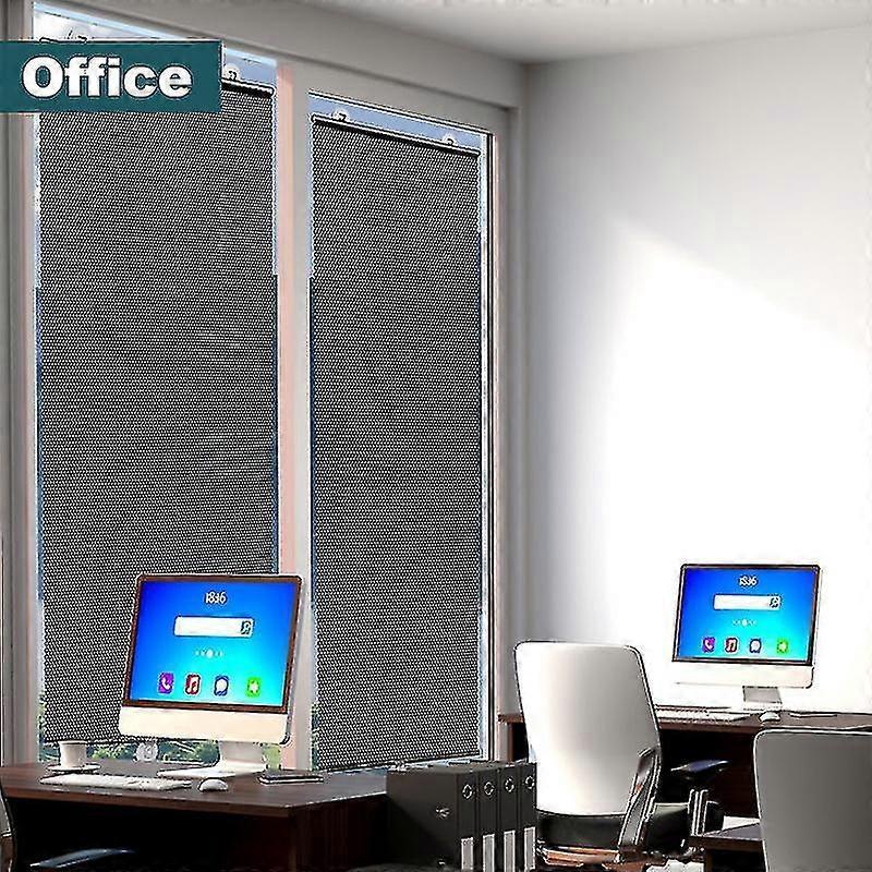 Universal Roller Blinds Suction Cup Sunshade Blackout Curtain Nail-free
