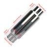Universal Decorative Stainless Steel Silver Exhaust Muffler Pipe