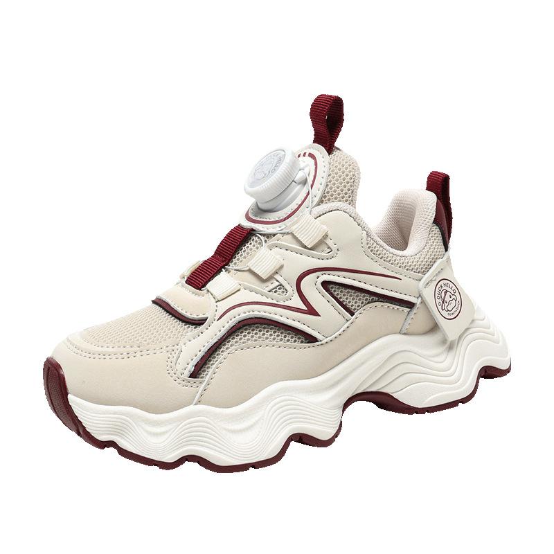 Little Yellow Duck Children's Sports Shoes Spring and Autumn Breathable Mesh Shoes Boys Non-slip Lightweight Running Shoes Girls Dad Shoes