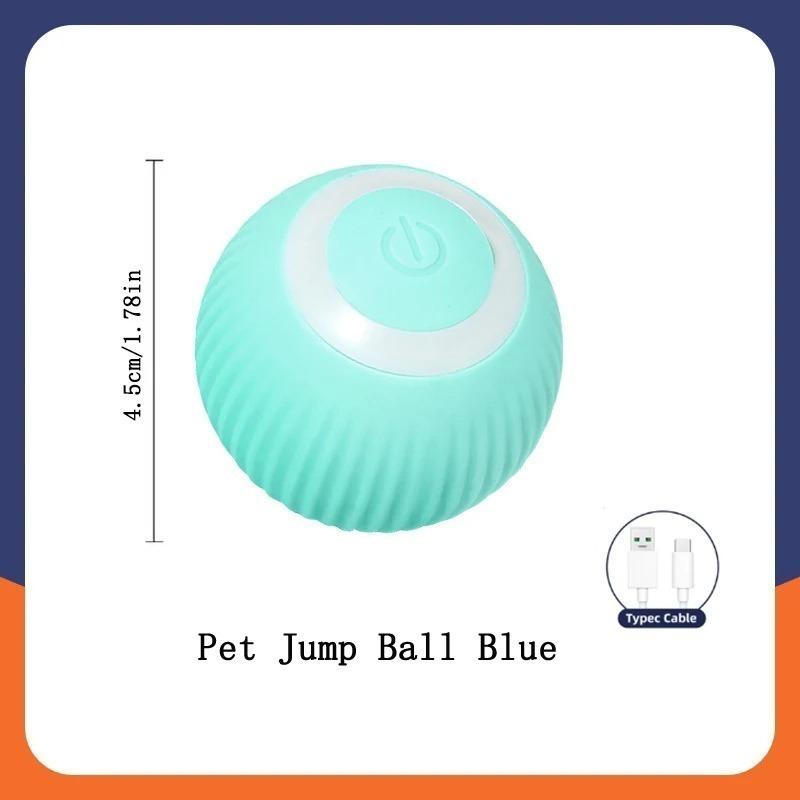 Smart Dog Toy Ball Electronic Interactive Pet Toy Moving Ball USB Automatic Moving Jumping Bouncing Toy Ball Puppy Cat Product