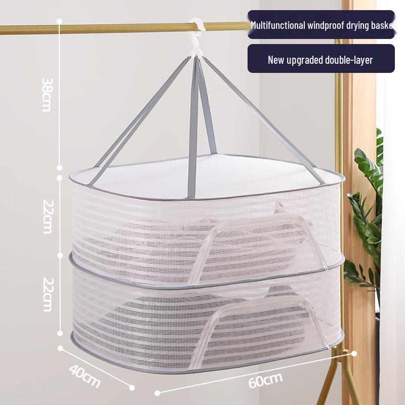 Multifunctional Drying Rack: Sock, Sweater & Underwear Flat Lay Net.