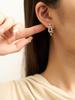 Horseshoe Stud Earrings with Diamonds High-quality Jewelry Gifts for Daily Wear, Men and Women Are Not Limited