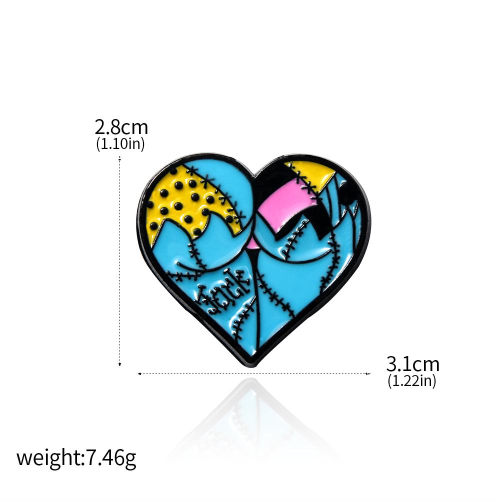 Classic Halloween Sexy Butts Enamel Pins Funny Heart Shaped Pumpkin Sweater Lapel Badges Brooches Men Women Backpack Jewelry