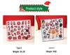 Hand-Painted Wooden Christmas Tree Ornaments Small Pendant Dolls in Box