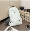 Schoolbag Korean ins new high-value fresh macaron backpack couple lightweight travel large-capacity backpack