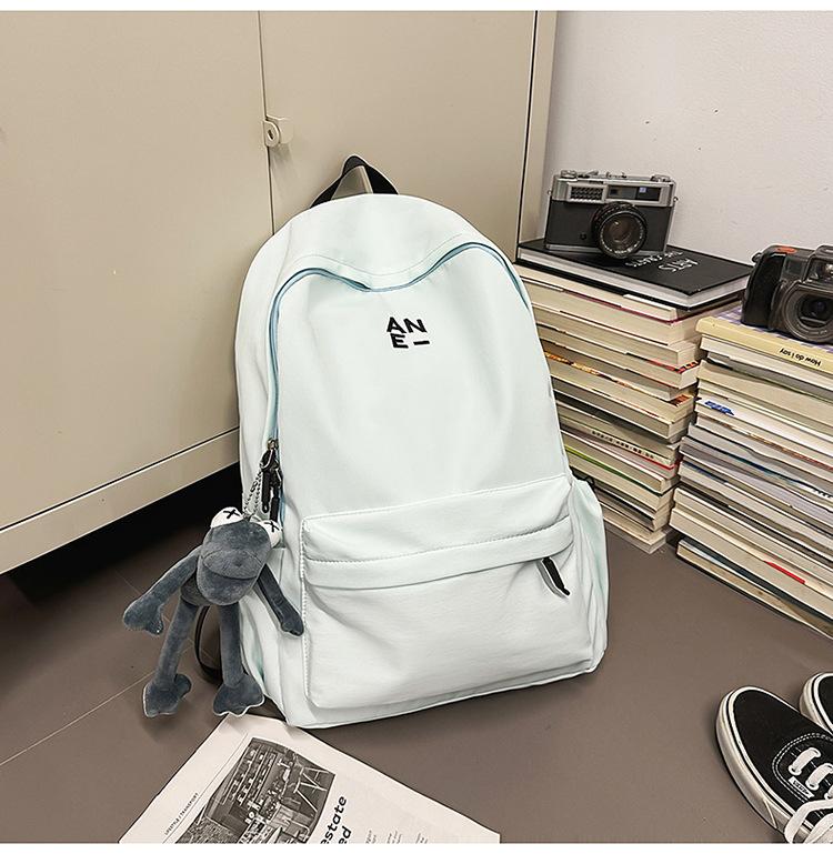 Schoolbag Korean ins new high-value fresh macaron backpack couple lightweight travel large-capacity backpack