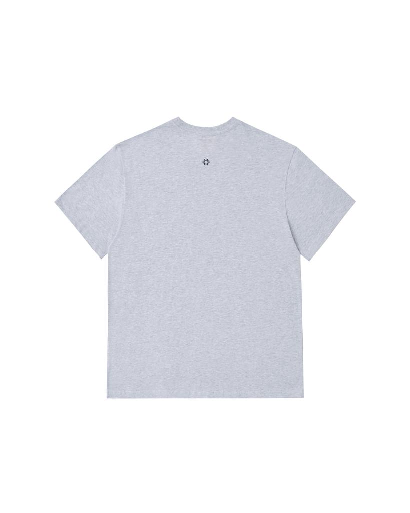 HELLO SUNRISE Hs Vtg Arch Logo Tee_3% Melange Gray