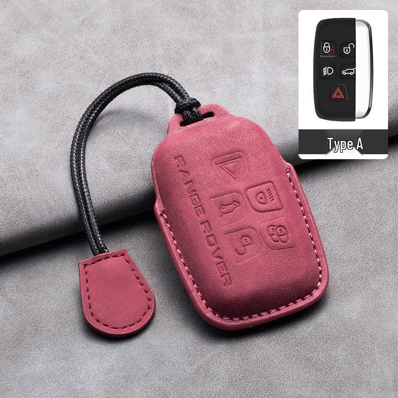 Jaguar Range Rover Sport Velar Evoque L-Buckle Key Cover for Discovery 5, Discovery 4, and Defender.