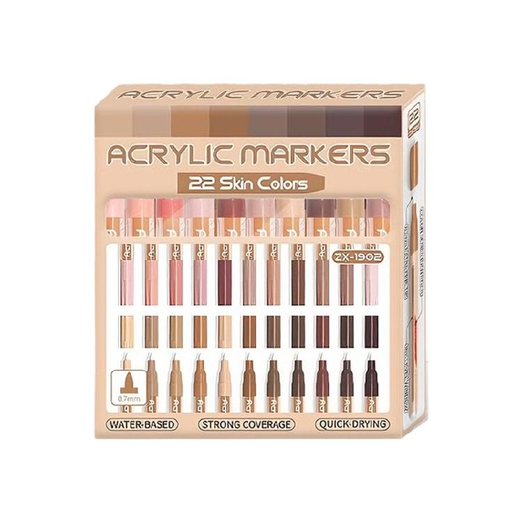 

Professional Classroom Art Markers Set Creative Acrylic Markers Smudges Proof Ink with Carry Case For Artists Educators