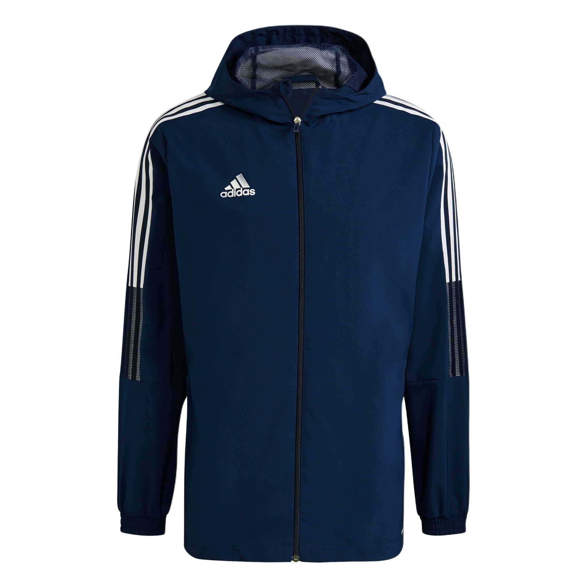 adidas Tiro 21 Windbreaker Jacket Navy White Men s GP4962 M