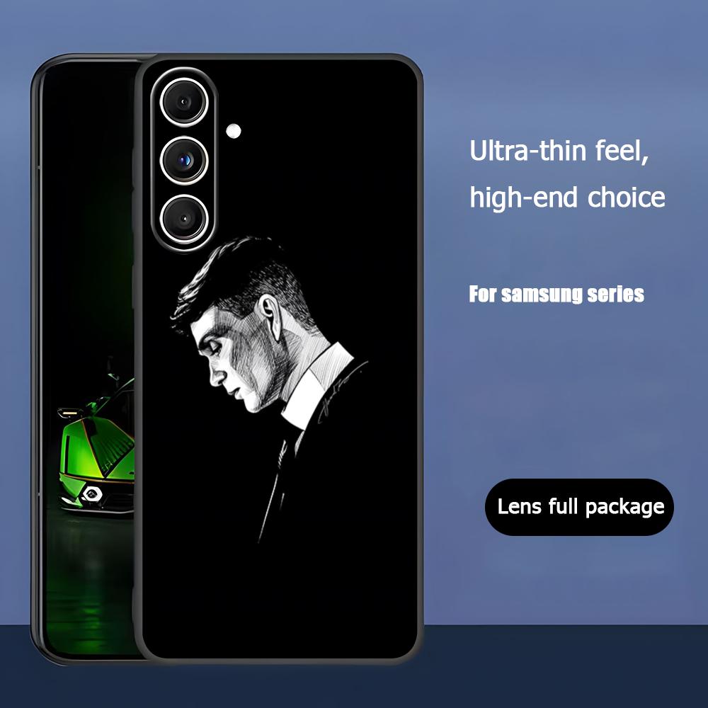 Peaky B-Blinders T-Tommy Hot Phone Case For Samsung Galaxy S25 S24 S23 S22 S21 S20 Plus Ultra Note20 Soft Black