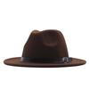 Hot-selling Top Hat, Ethnic Style Cow Label, Western Cowboy Top Hat, Rolled Brim, Retro Riding Hat, Woolen Felt Hat