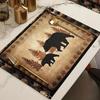 Printed Festival Party Placemats: Stain-Proof, Heat-Resistant Table Decoration