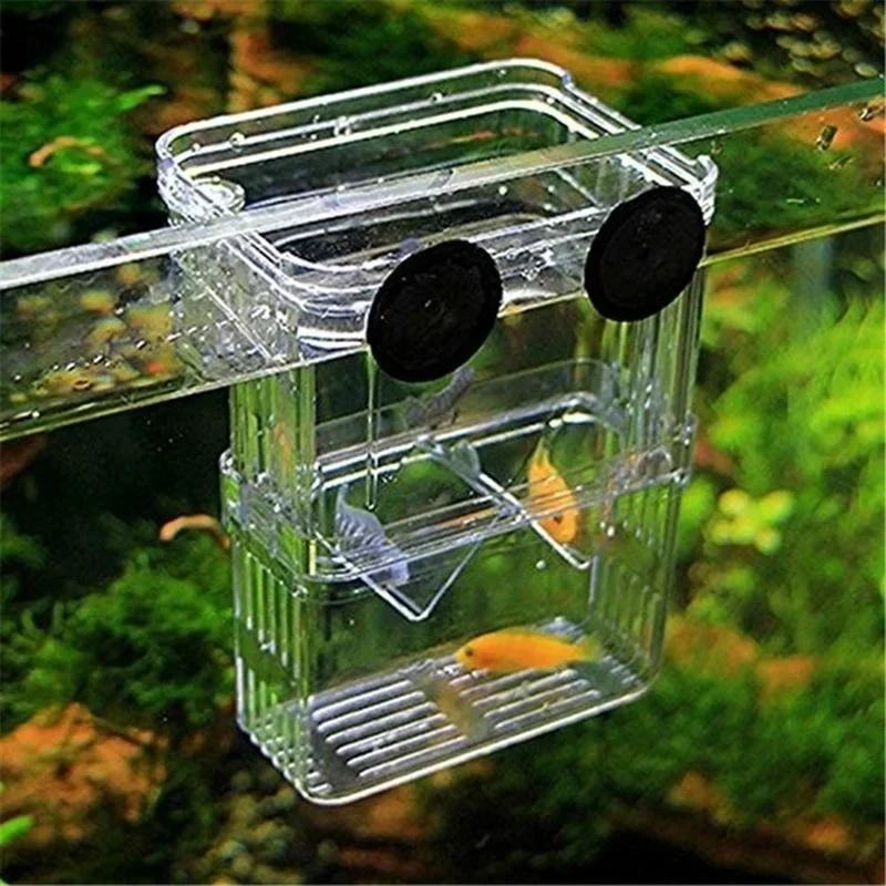 Transparent Fish Aquarium High Clear Breeding Isolation Box Pet Supplies Breeder Tank Double Guppies Hatching Incubator