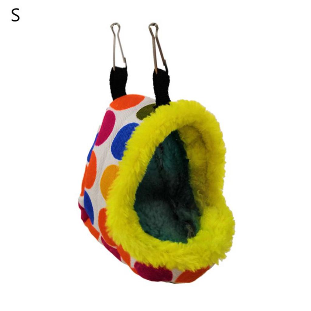 Winter Warm Sleeping Bag Cage Hut House Hammock Bird Bed Tent Parrot Toy