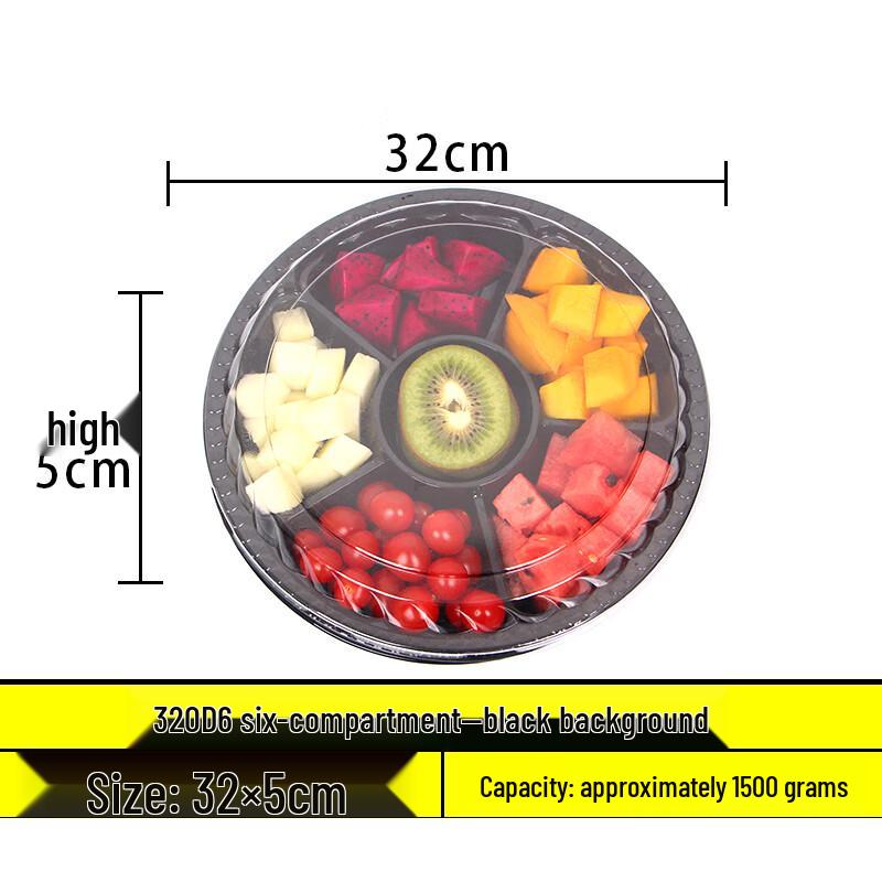 Homeglen Einweg-Frucht- & Salatboxen mit Fächern