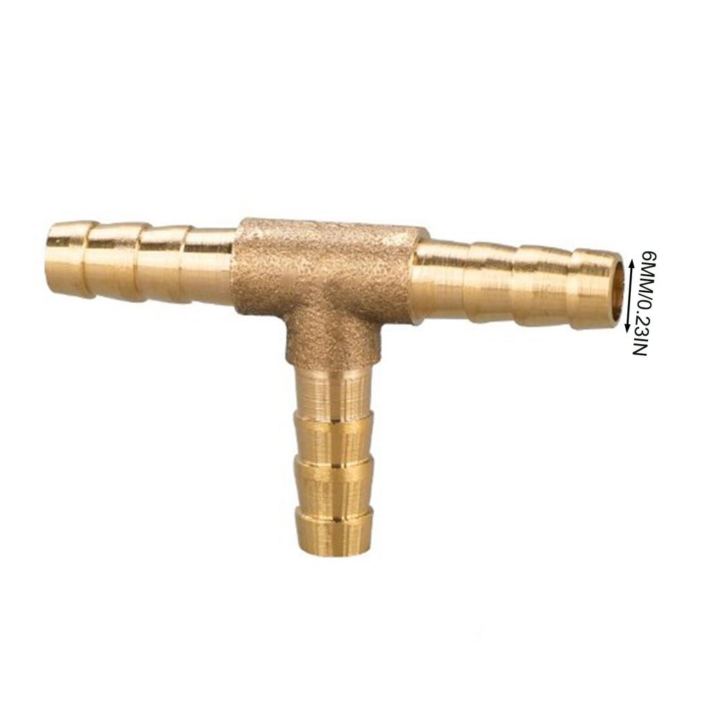 T Shape Barbed Hose Fitting T-Shaped 3 Way Barbed Connector for Transmissions Seat Adjustment
