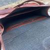 Men's Leather Messenger Satchel Shoulder Briefcase Business Bag Hand-Made