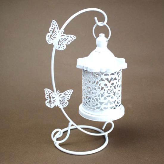 Hohler Blumen-Schmetterlings-Kerzenständer für Zuhause, Kerzenhalter, Ständer, Halterung, Raumdekoration