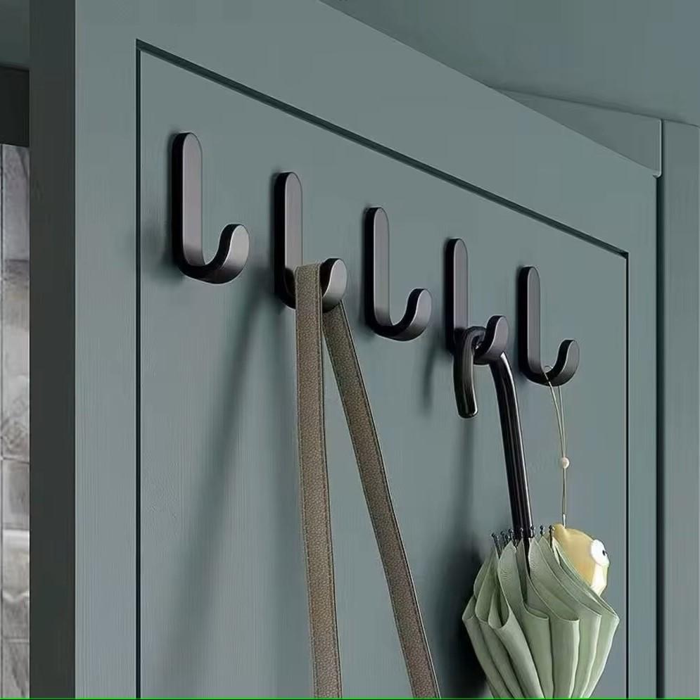 6 szt. Samoprzylepne Mocne Haczyki Ścienne Haczyk na Ręcznik Wieszak na Drzwi Uchwyt na Klucze Torbę Płaszcz Akcesoria Kuchenne Łazienkowe Organizator Domowy