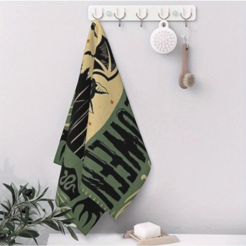 6pcs Rags Halloween Hand Towels Trick or Treat Kitchen Towels Ghost Cat Bat Dish Towels Holiday Tea Towels Home Items