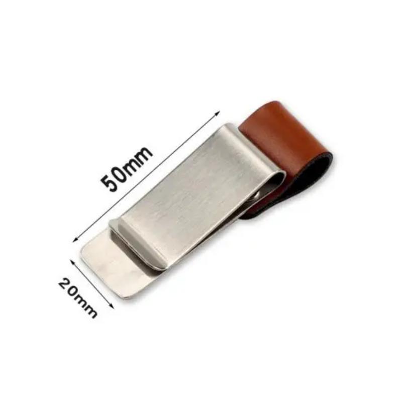 1 pieza Lazo para Bolígrafo para Cuaderno Diario de Cuero Retro Soporte para Lápices Marcapáginas con Clip Metálico Portapapeles Soporte para Bolígrafo Clip para Bolígrafo