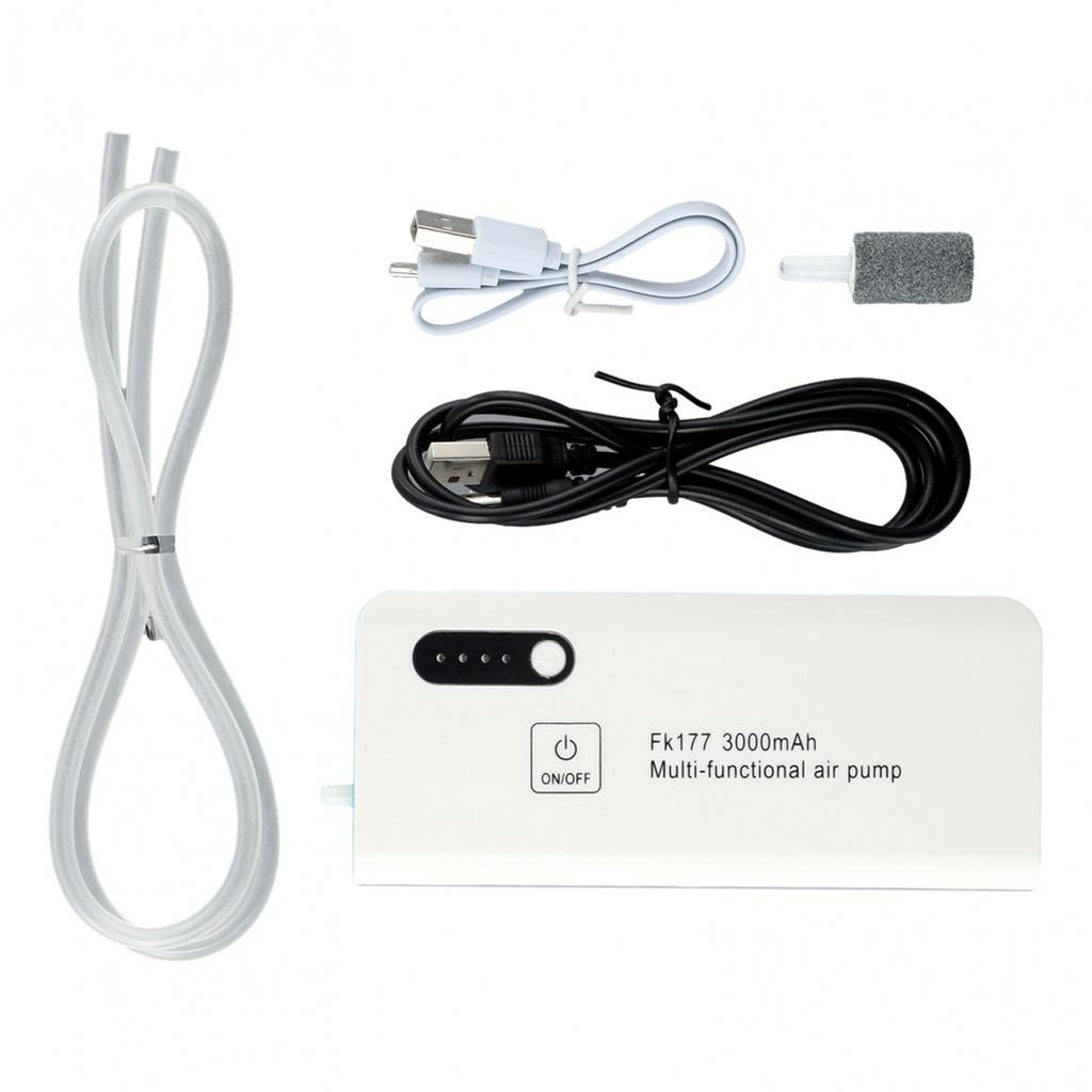 Fishing Aerator Air Pump USB Charging Oxygen Pump Car Oxygenated
