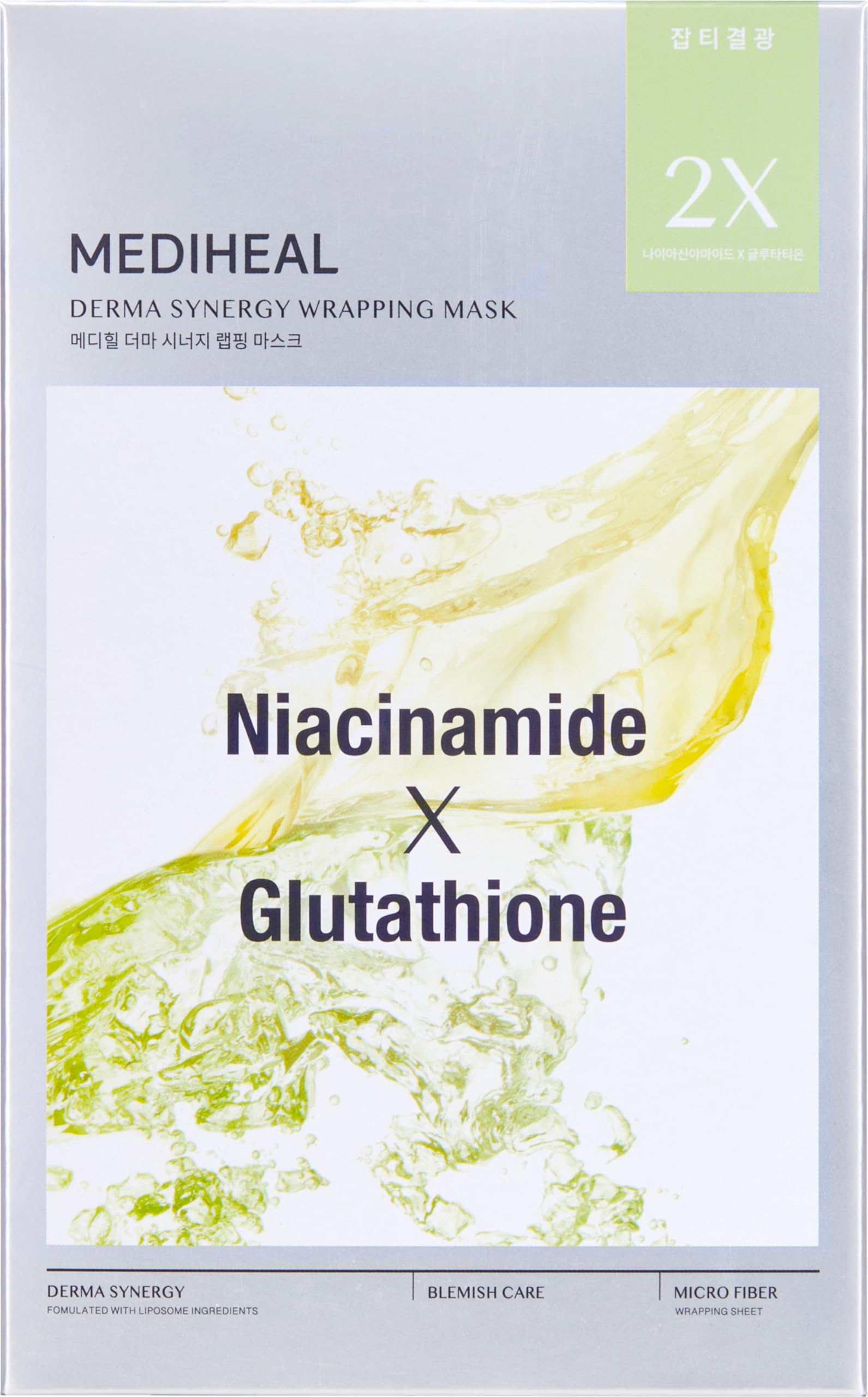 

MEDIHEAL Derma Synergy Wrapping Mask Blemish 4 шт. белый