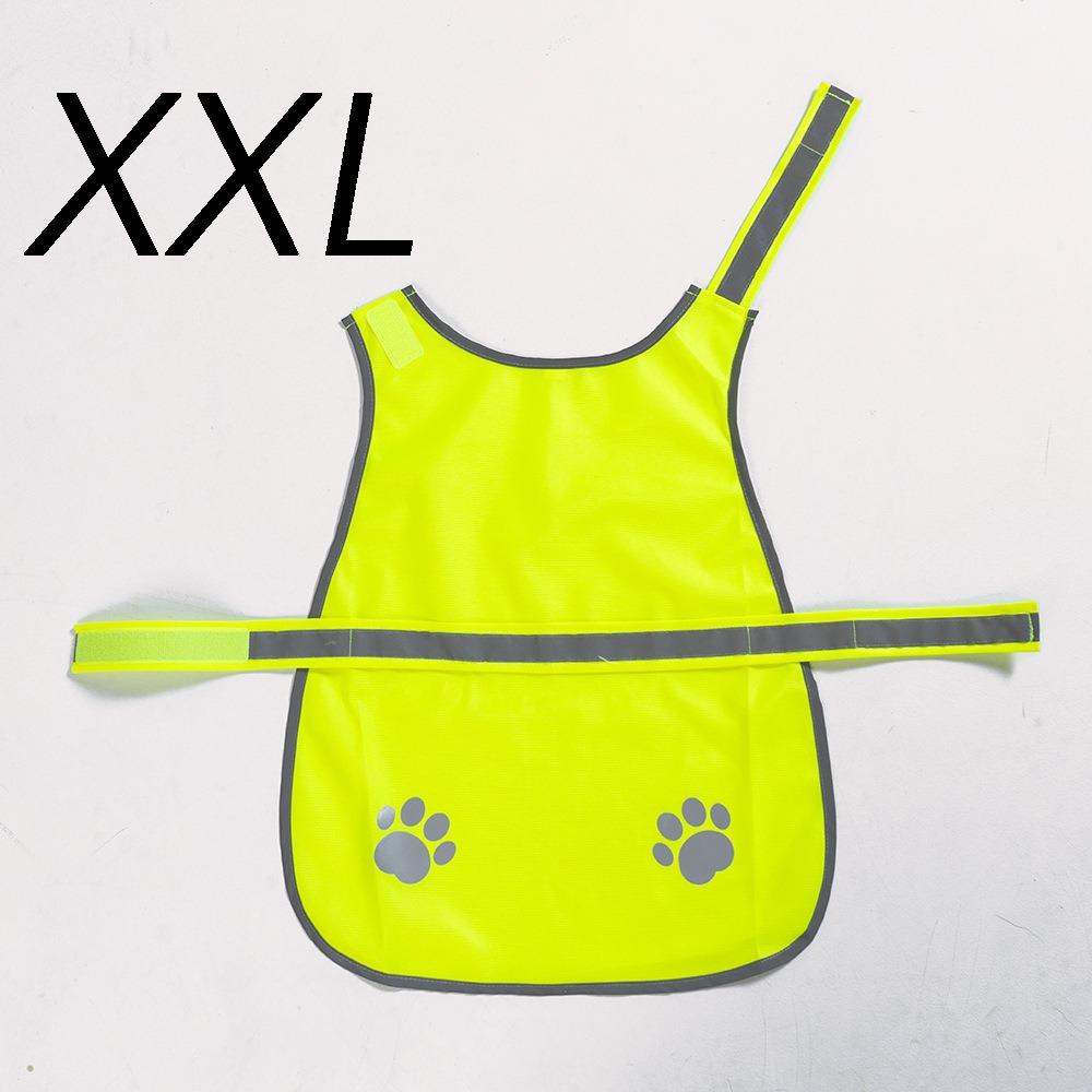 High Visibility Dogs Reflective Vest Ventilate Cozy Fluorescent Dog Vis Jacket Adjustable Night Safety Dog Coat