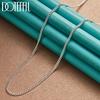 2mm O-Chain 40-75cm Necklace Silver Color Beautiful Jewelry