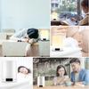 LED Light Wireless Bluetooth-compatible Speaker FM Radio Clock Mic Stereo Music Player