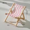 Cartoon Beach Style Dollhouse Chair Ornament Eco-Friendly Phone Stand Doll Display Home Desktop Decoration Office Accessories