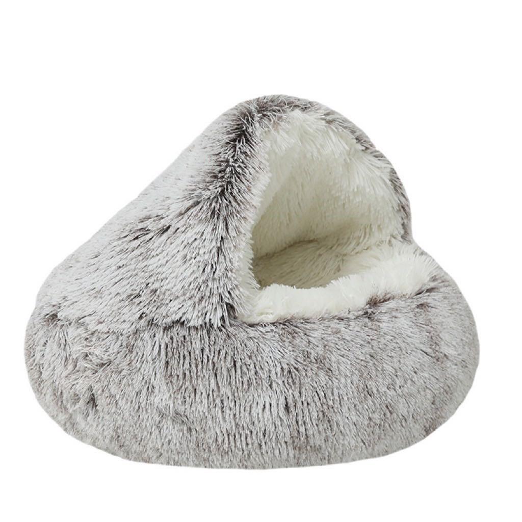 New Arrival Eco-Friendly Pet Supplies House Calming Bed Cat Cave Beds for Indoor Cats or Small Dogs