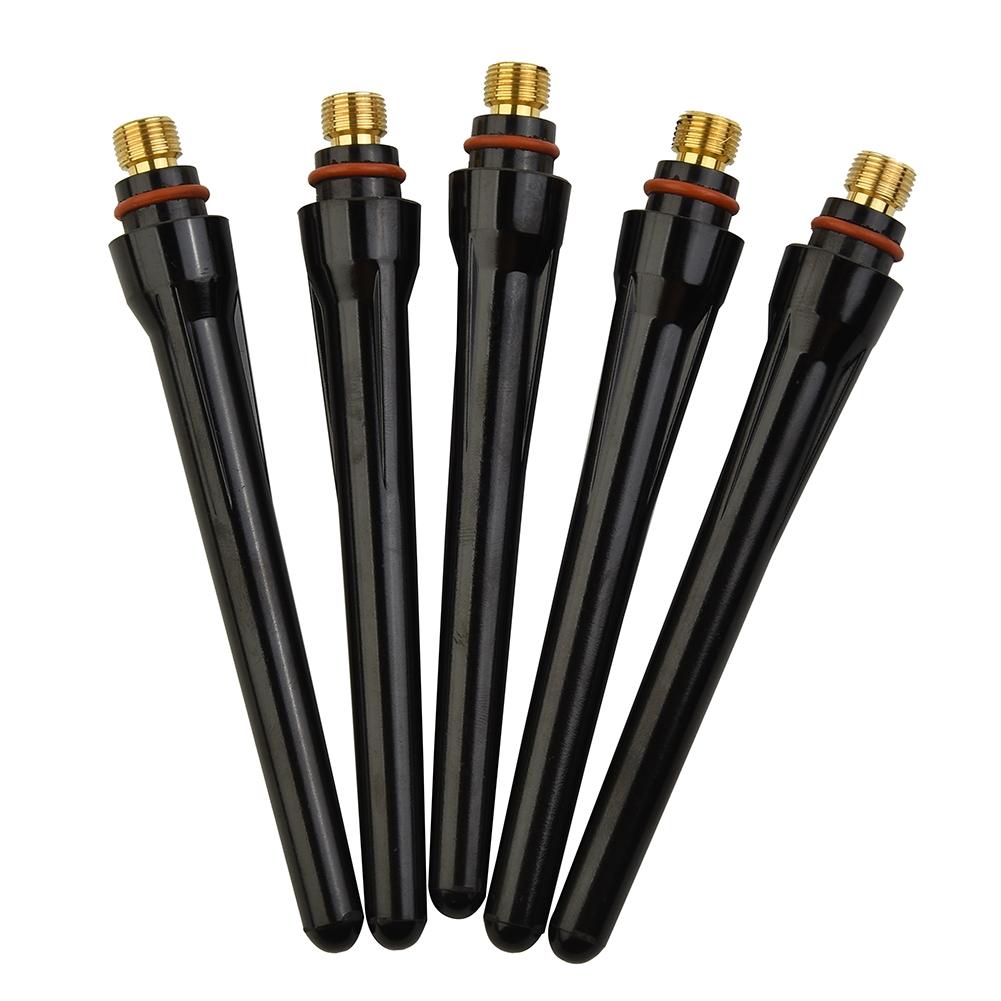 Confezione da 5 pezzi 57Y02 Accessori per tazza posteriore lunga per torcia di saldatura TIG WP-17/18/26