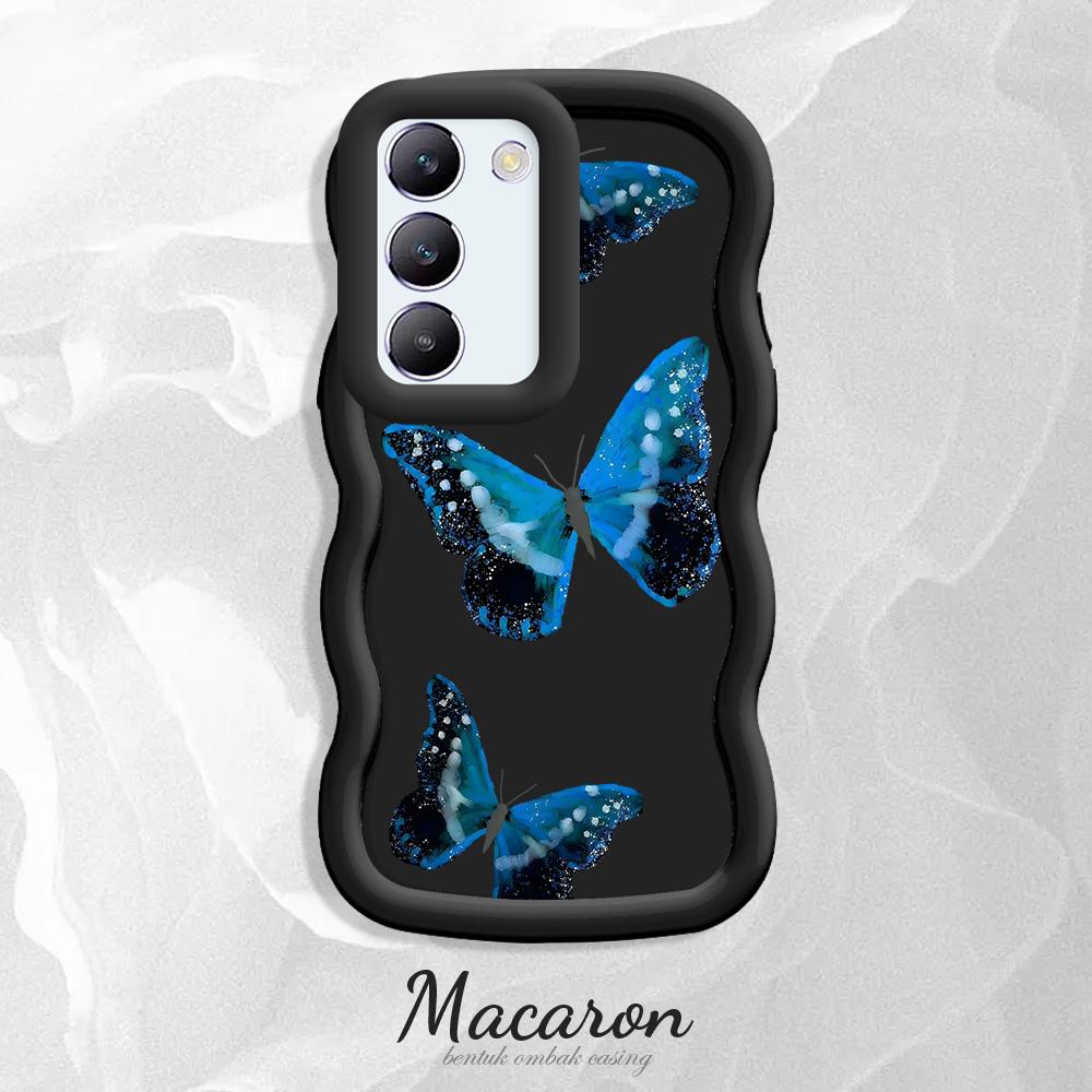 

Окрашенный узор Big Wave Edge Мягкий силиконовый материал Macaron чехол для телефона противоударный защитный резиновый чехол для OnePlus Vivo Motorola Moto Motorola Moto G14