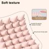 Brosse de Massage pour Shampooing Poils Doux en Silicone Soulage le Mal de Tête Pellicules Brosse de Lavage des Cheveux Outil de Massage Capillaire