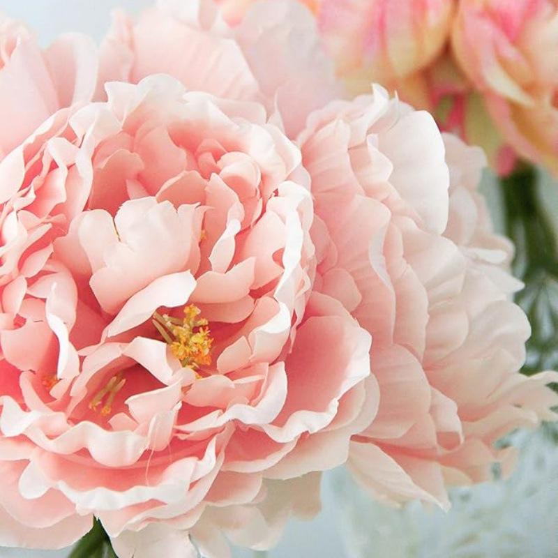 Large Artificial Peony Bouquet for Home Decoration and Weddings