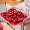 1PC Food Preservation Tray Reusable Stackable Meat Storage Safety Plastic Food Refrigerator Storage Tray Keep Food Fresh Tray