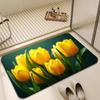 3D Printed Bathroom Absorbent Pad Shower Anti Slip Quick Drying Carpet Washable Waterproof Floor Mat Home Decoration