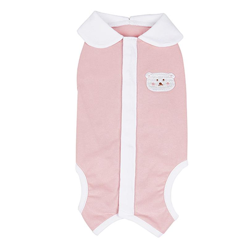 Summer pet anti-cold belly protection clothes Thin breathable four-legged puppy dog clothes Medium and small dog magic fighting clothing