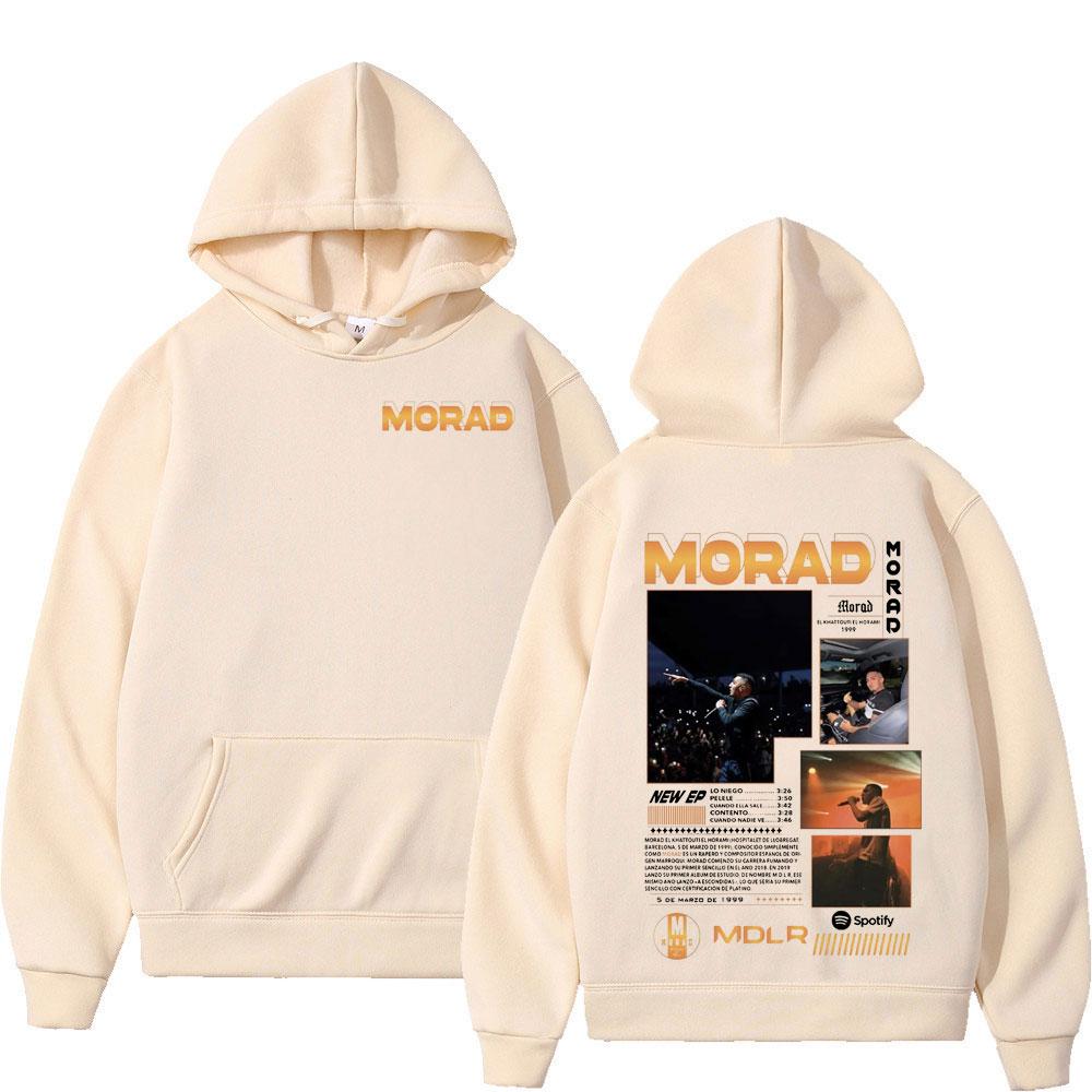 Rapper Morad Grafik Hoodie Merch Herren Damen Kleidung Mode Hip Hop Vintage Sweatshirt Lässige Oversized Langarm Hoodies