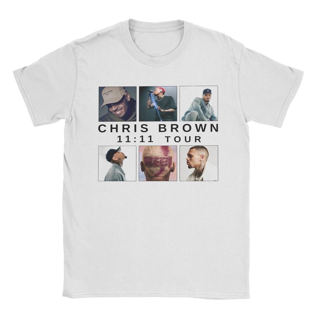 Chris Brown Tour 2025 Bootleg Accessories Unisex T Shirt Pure Cotton Tee New Arrival  T-shirt Clothes