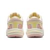 Anta Kids Round Toe Lace-Up Shock Absorbing Wear-Resistant Low-Top Skate Shoes Kids Skate Shoes White Pink Yellow 322418005-4