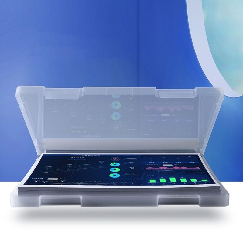 Portable A4 File Box Office Document Storage for Case Portable Project for Case A4 Paper Organizer for Office Travel 12.