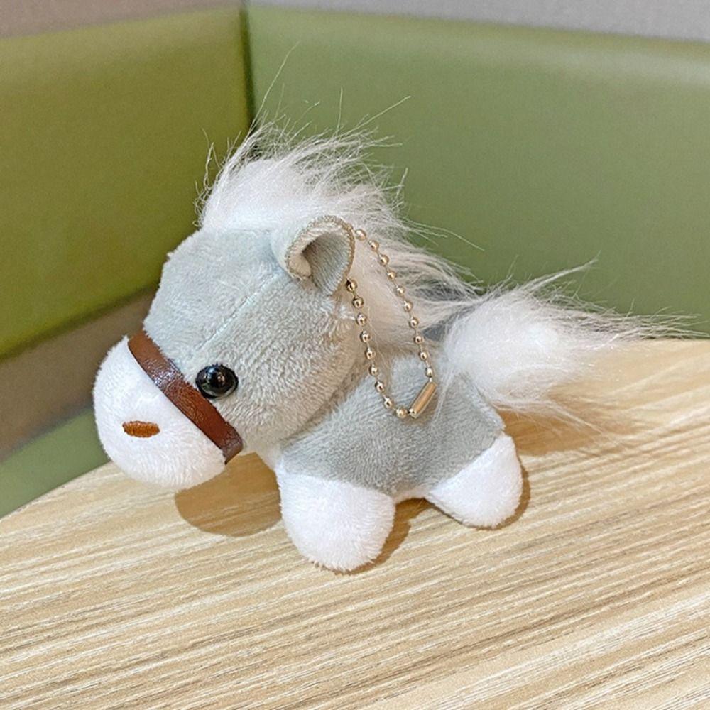 2Pcs Stuffed Animals Horses Plush Doll Hanging Decor Plush Horses Toy Boy Girl
