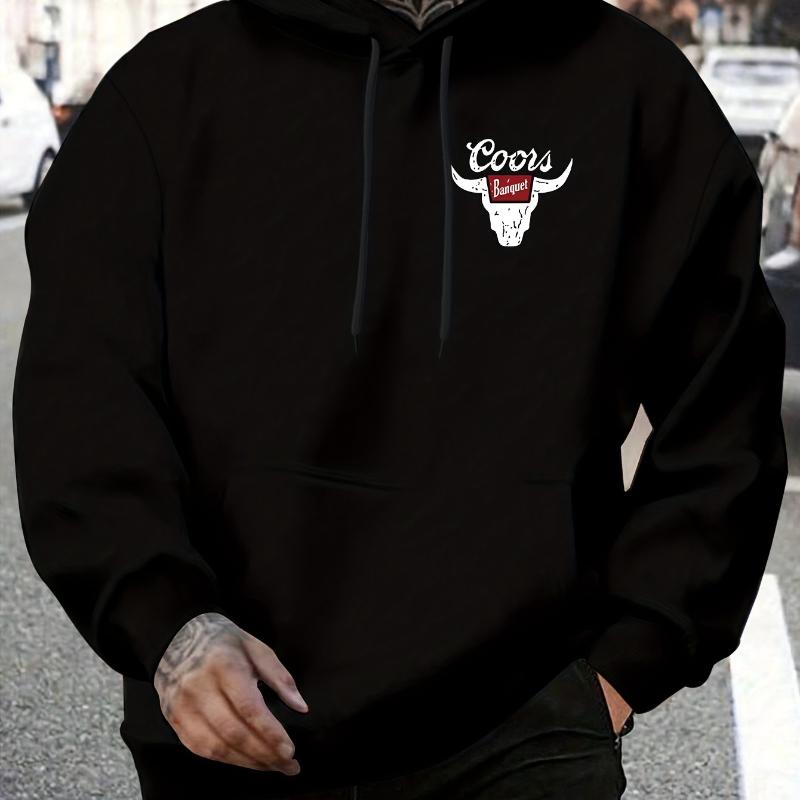 

Hooded Sweatshirt, Perfect for Transitional Weather & Outdoor Events XXL чорний