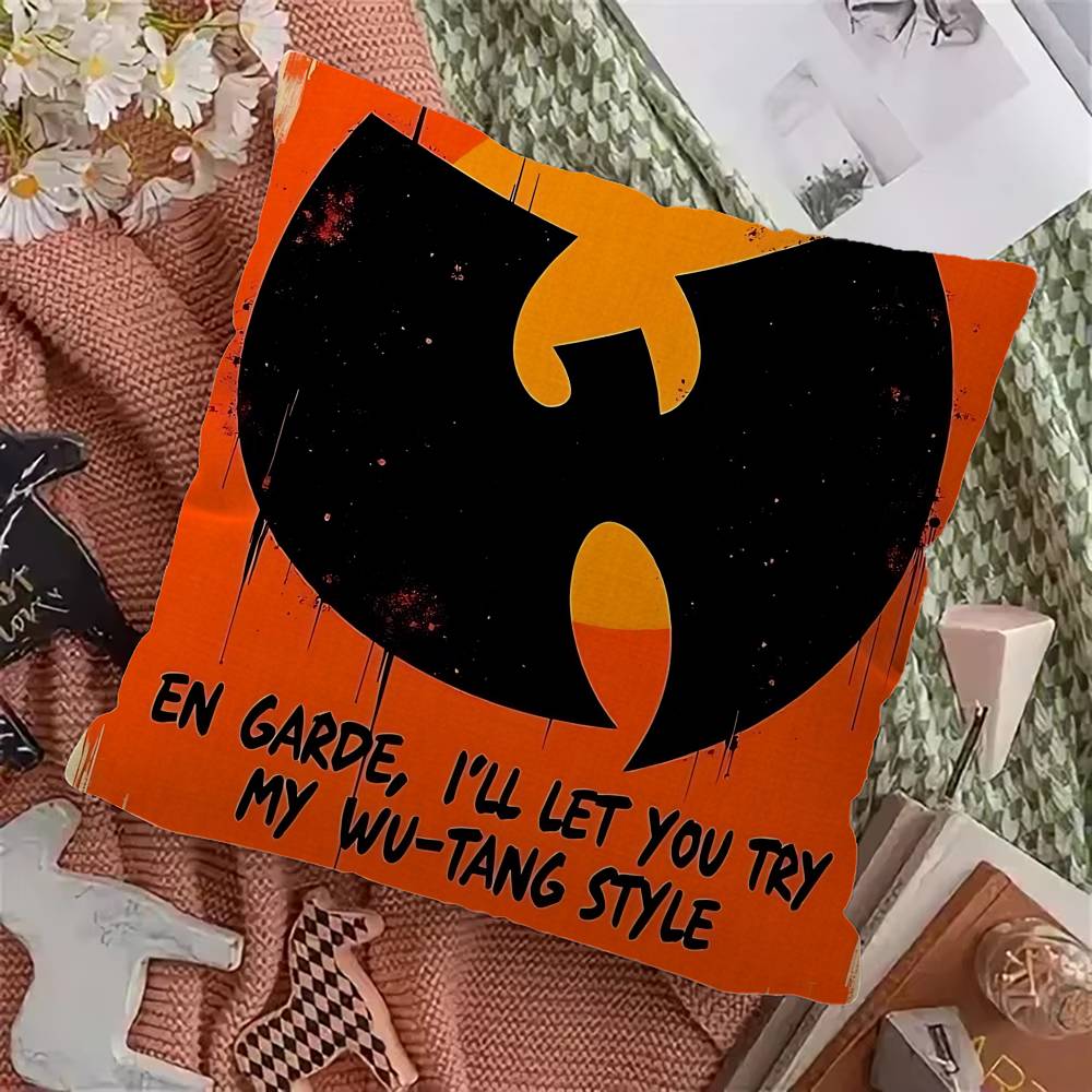 Popular Rap Group W-wu T-tang Personalized Pillow Dust Cover Bedroom Kids Party Decoration Pillowcase Birthday Children Gift