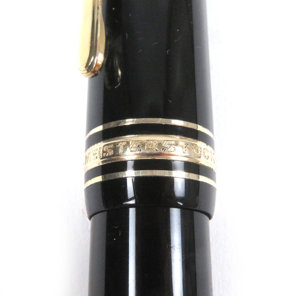 Very Good MONTBLANC fountain pen Meisterstck 149 Cap type Black gold 18K mens Used